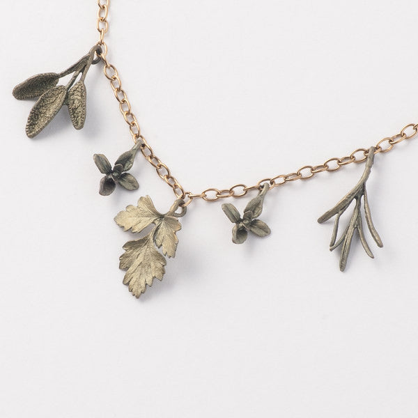 Petite Herb 16 Inch Adjustable Necklace