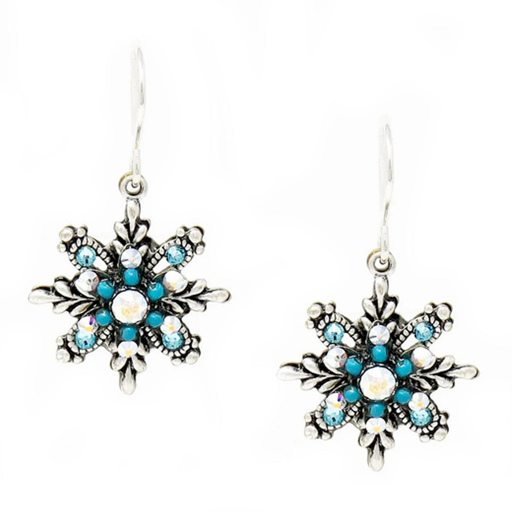 Ice Snowflake Earrings by Firefly Jewelry