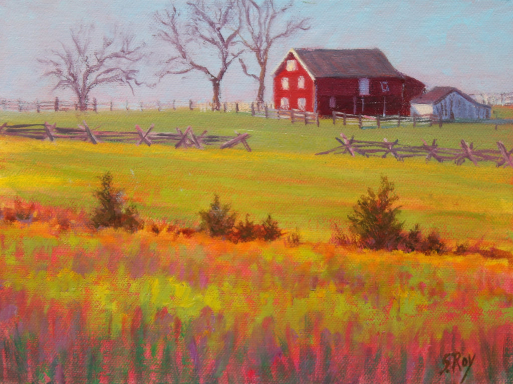 The Klingel Barn, Gettysburg by Simonne Roy