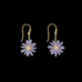 Aster Wire Earrings by Michael Michaud