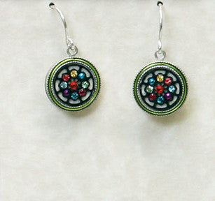 Multi Color Black and White Earrings by Firefly Jewelry