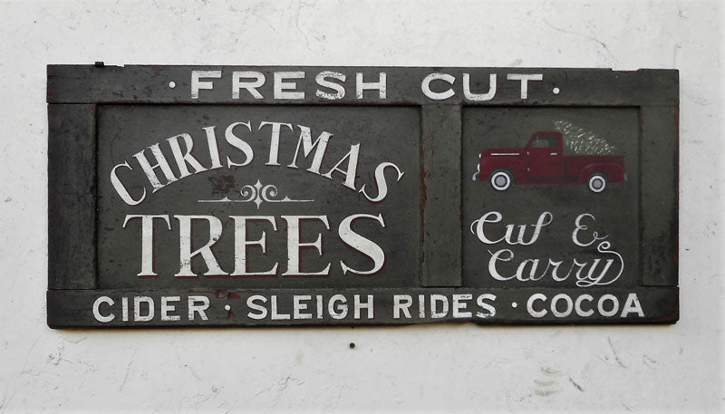 Fresh Cut Christmas Trees (A) Americana Art