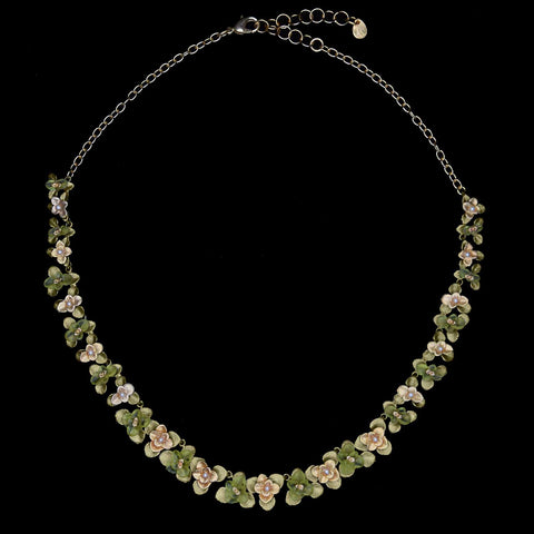 Desert Flower 16 Inch Statement Necklace by Michael Michaud