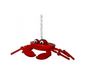 Red Crab Handcrafted Wooden Jumpie