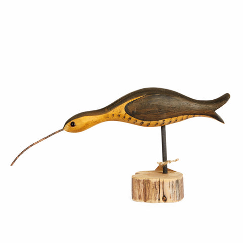 Hang Carved Feeding Yellowlegs