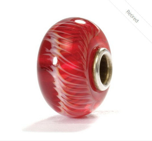R-Red Feather by Trollbeads