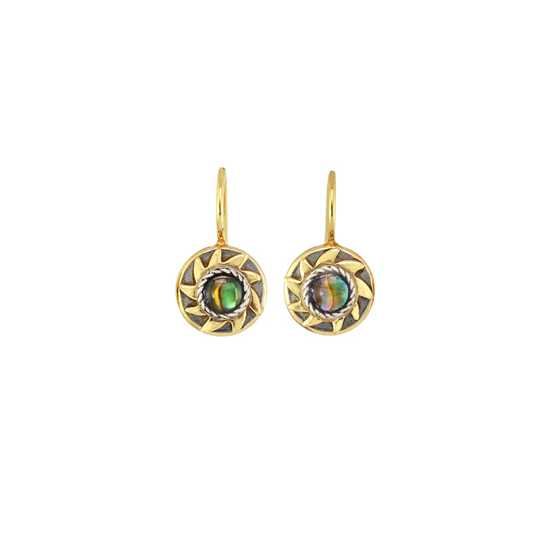Small Floral Pearl Earrings