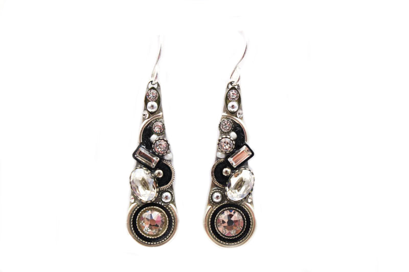 Silver Calypso Teardrop Earrings by Firefly Jewelry