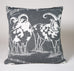 Sheep Pillow in Black and White
