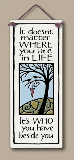 Beside You Large Tall Ceramic Tile