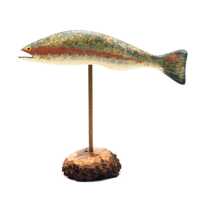 Pedestal Rainbow Trout Large by Chris Boone