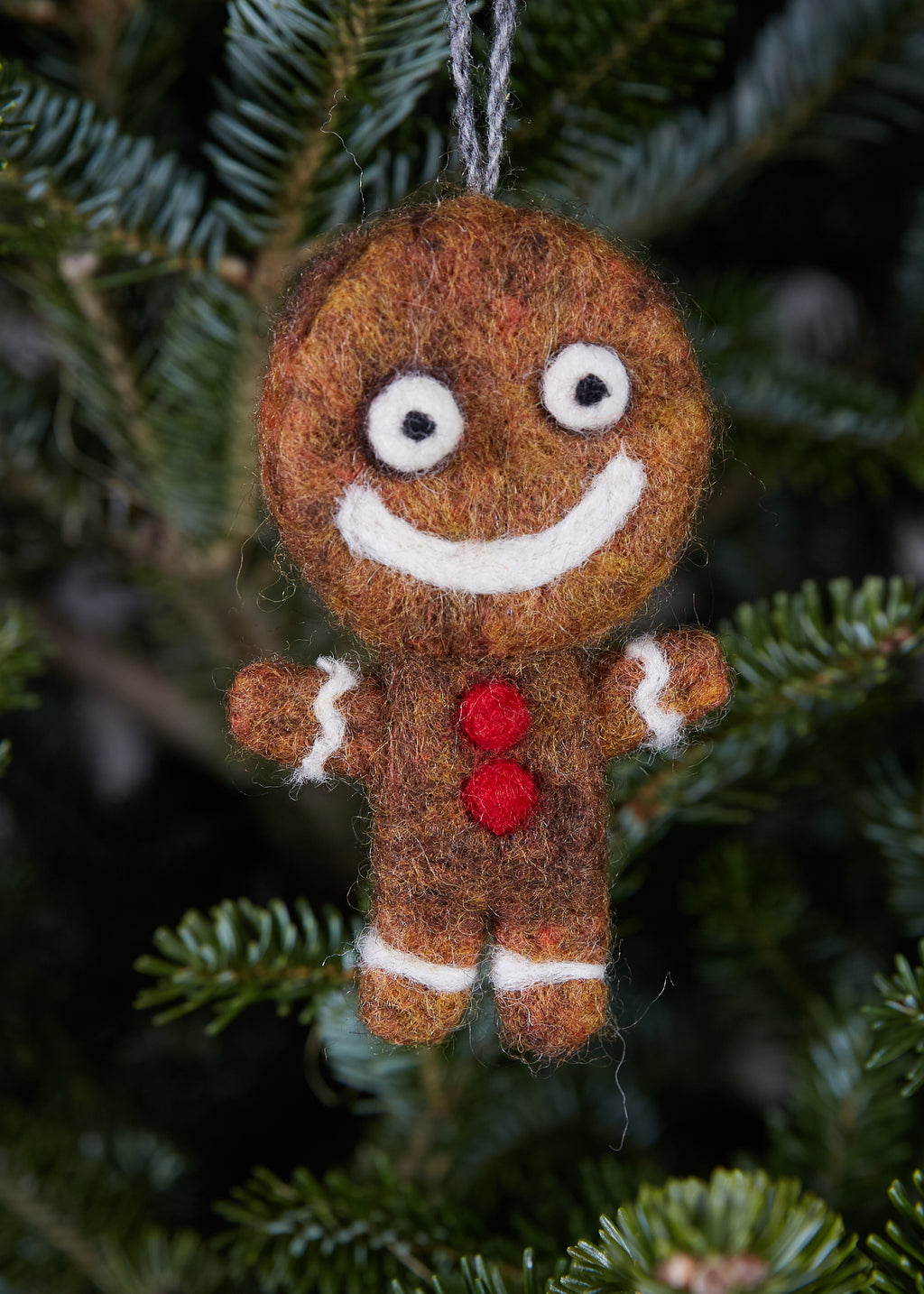 Gingerbread Man Woolie Ornament
