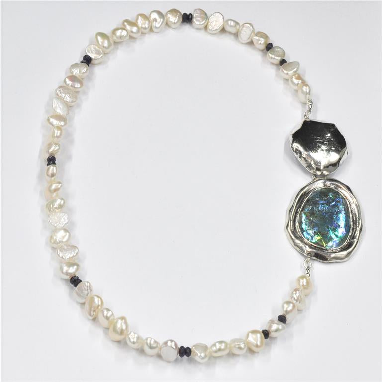 Pearl Roman Glass Necklace
