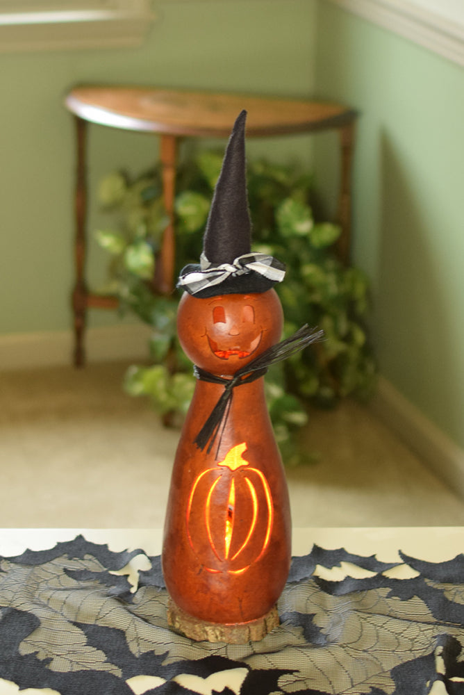 Janice Small Tall Lit Gourd