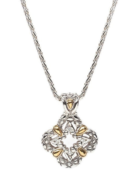 Lattice Collection - Palermo Edition - Quatrefoil Slider with Necklace by John Medeiros