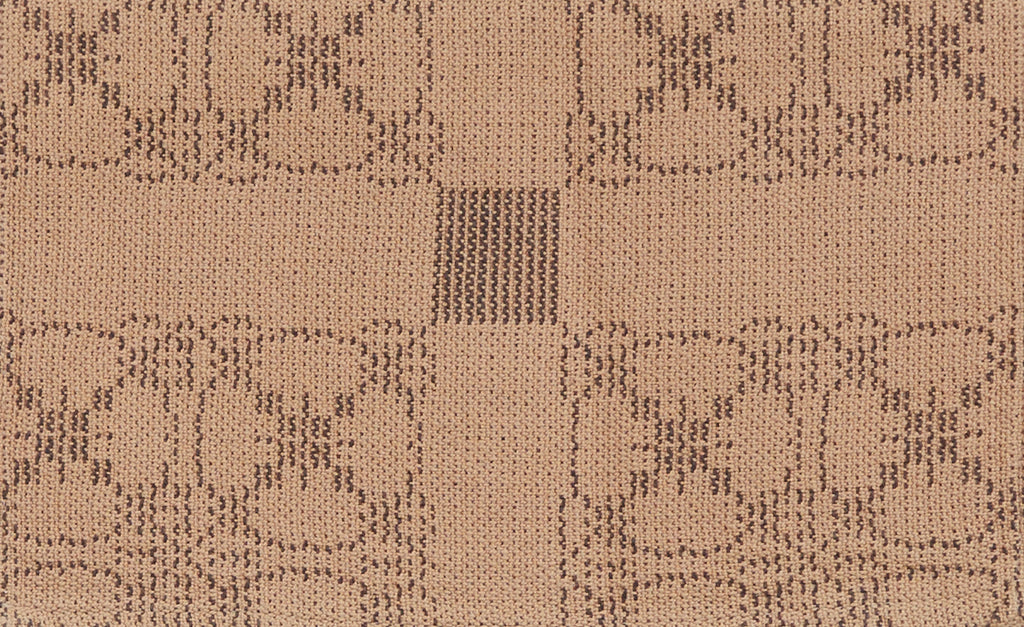 Carriage Wheel Placemats in Tan and Brown