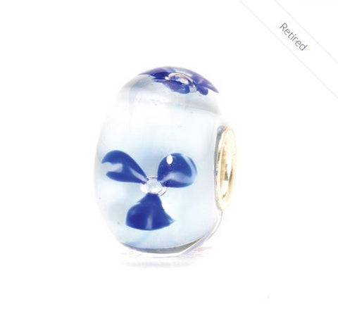 R-Light Blue Flower by Trollbeads