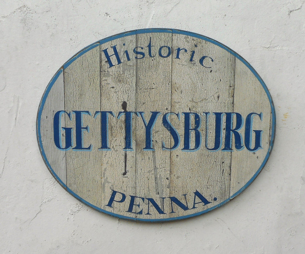 Historic Gettysburg Oval Americana Art