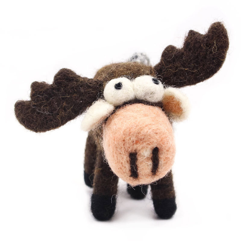 Moose Woolie Ornament