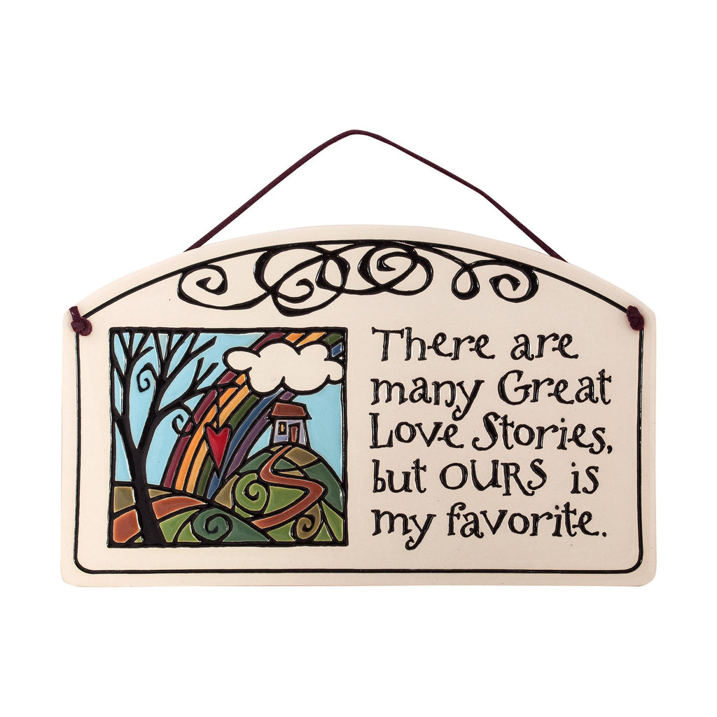Love Stories Large Arch Ceramic Tile