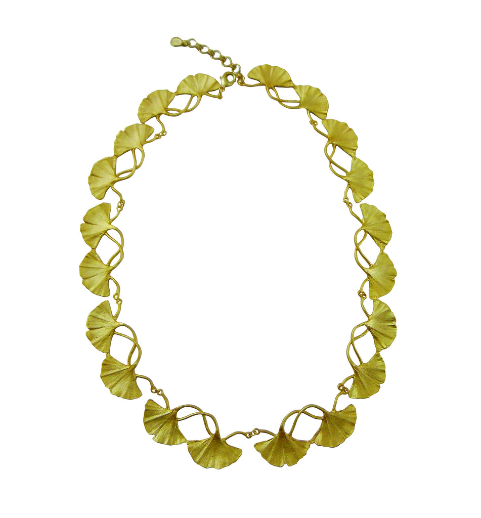 Ginkgo Tailored Necklace with 16'' Adjustable Chain