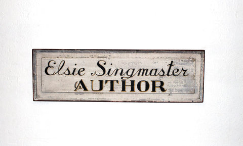 Elsie Signmaster, Author Americana Art