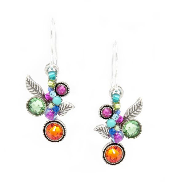 Multi Color Scallop Earrings by Firefly Jewelry