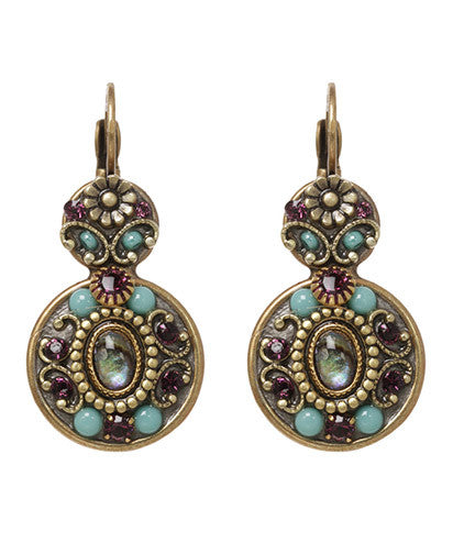 Turkish Bazaar Double Round Earrings by Michal Golan