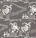 Jacob's Sheep Throw in Black and White