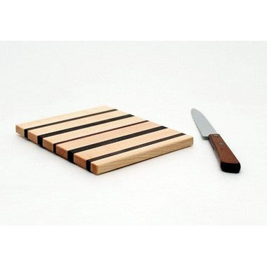 Large Striped Trivet in Maple - Size 5"x6"