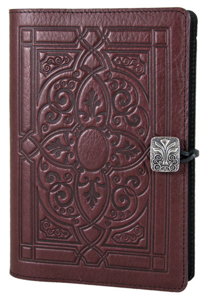 Small Leather Journal - Florentine in Wine