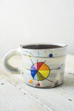 Show Up and Shine Mug Hand Painted Ceramic