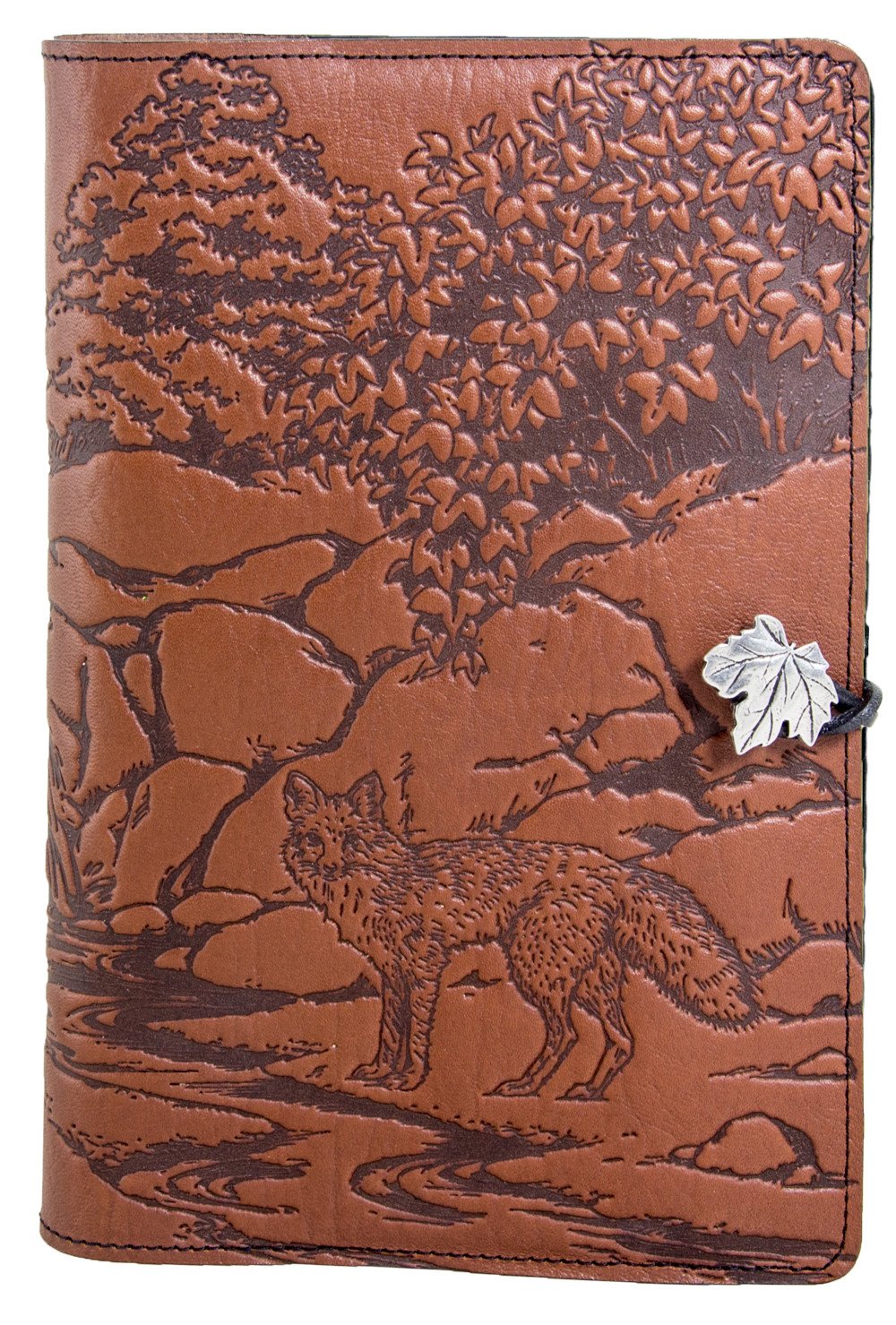 Small Leather Journal - Mr. Fox in Saddle