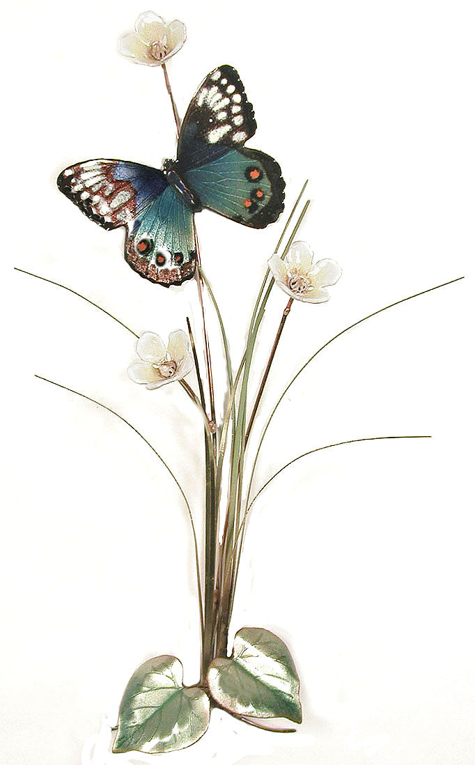 Blue Beauty Butterfly Wall Art by Bovano Cheshire
