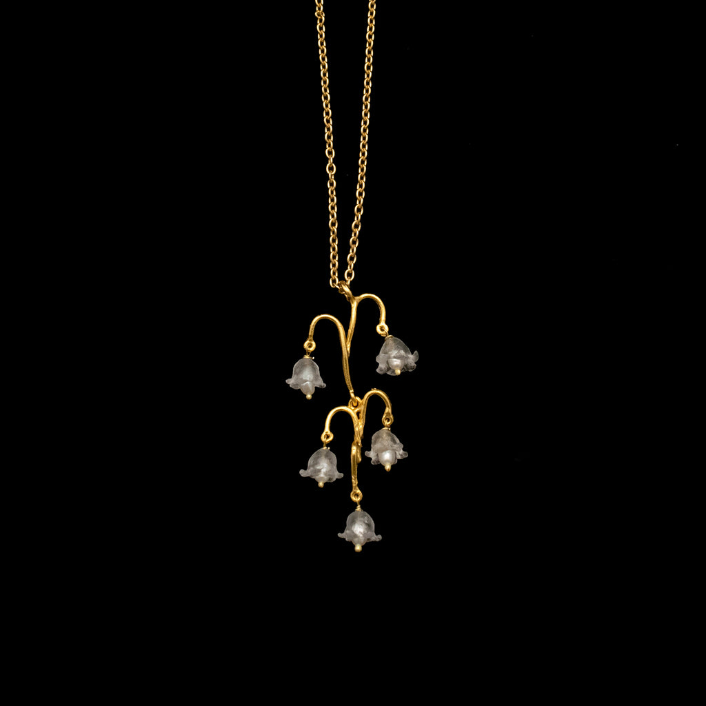 Lily of the Valley 16'' Adj. Pendant By Michael Michaud