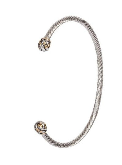 Canias Collection Thin Wire Cuff Bracelet by John Medeiros
