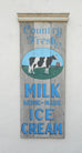 Country Fresh Milk Home-Made Icecream with Painted Cow and Barn Americana Art