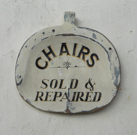 Chairs Sold and Repaired Americana Art - Available in Multiple Styles