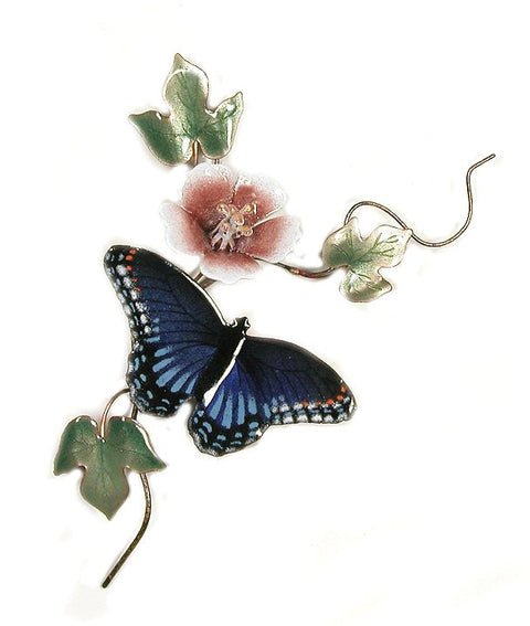 Red Spotted Purple Butterfly Wall Art by Bovano Cheshire