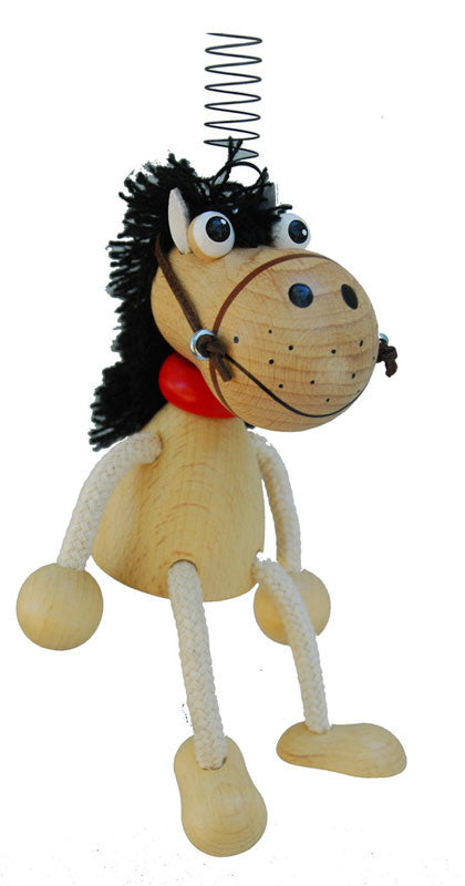 Horse Handcrafted Wooden Jumpie