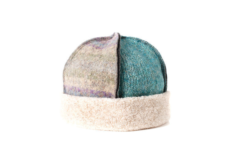 Wool Seamed Hat in Pastel