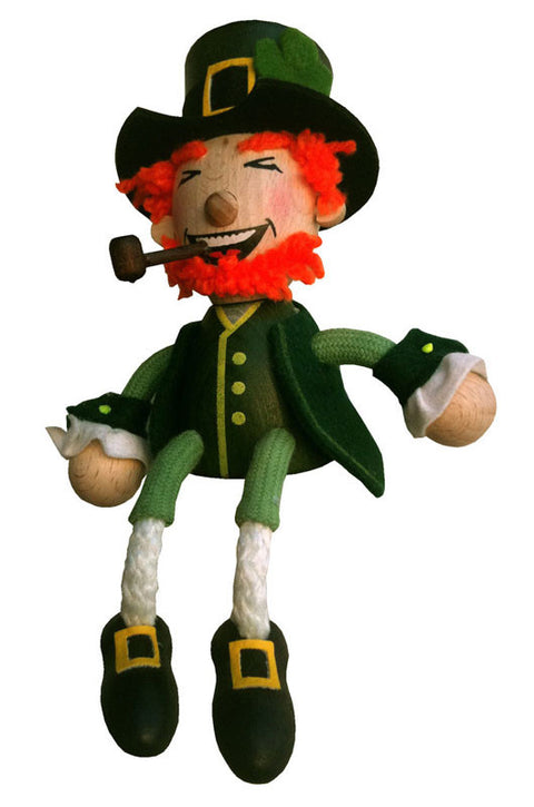 Leprechaun Handcrafted Wooden Jumpie