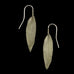 Sage Leaf Wire Earrings By Michael Michaud