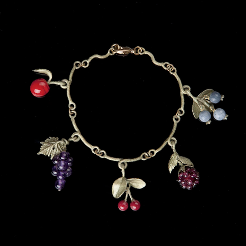 Fruit Charm Bracelet By Michael Michaud