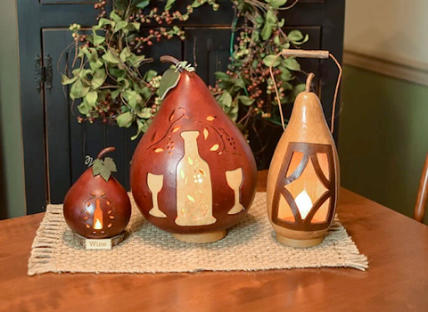 In Vino Veritas and Lantern Gourds - Available in Multiple Sizes
