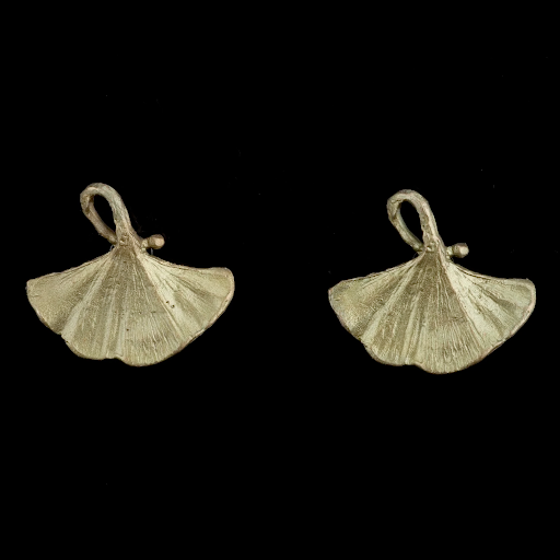 Ginkgo Post Earrings by Michael Michaud