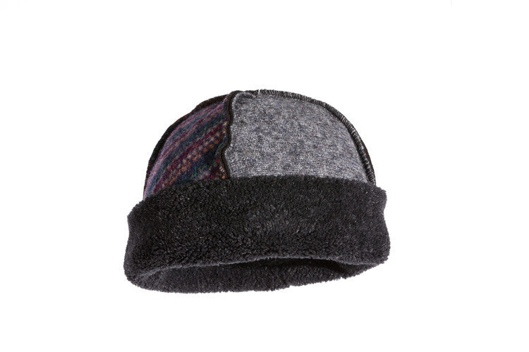 Wool Seamed Hat in Jewel