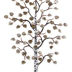 Large Aspen Tree, Stainless Steel Wall Art by Bovano